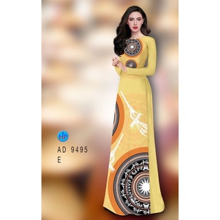 Vải áo dài in hình trống đồng