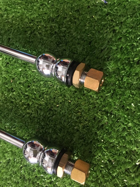 Bộ Vòi Máy Lọc Nước Nóng Lạnh Inox (2 cái) - Kết Nối Dây 6mm