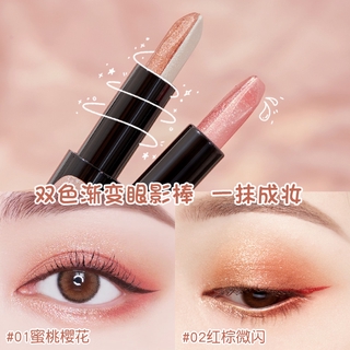 [Hàng mới về] Thỏi Phấn Mắt Agag 2 Màu Gradient Chống Thấm Nước