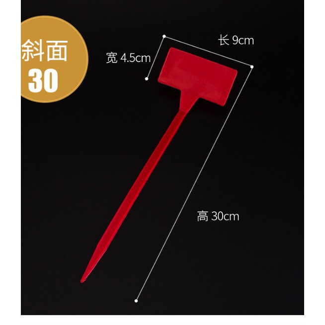 Thẻ cắm ghi tên đánh dấu cây trồng loại cỡ lớn 9x30cm