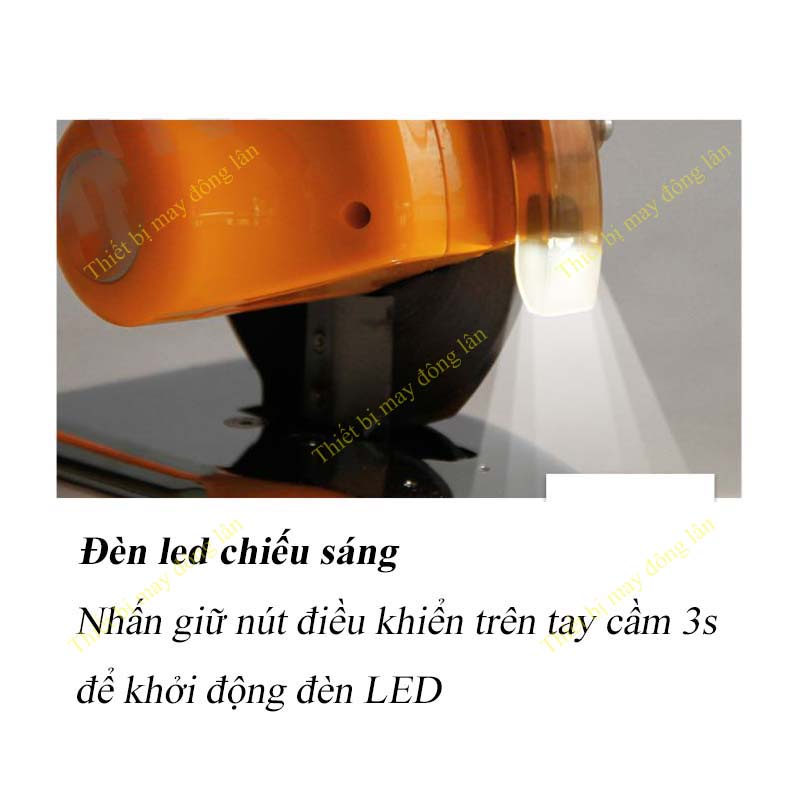 Máy cắt vải cầm tay cao cấp RCS-125 &gt; 5 chế độ cắt &gt; có đèn led chiếu sáng &gt; nhỏ gọn tiện lợi