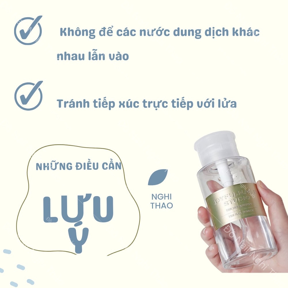 Lọ đựng dung dịch axeton JOFULNAIL