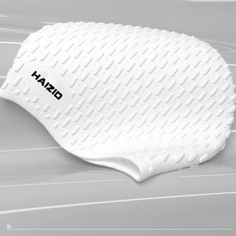 Mũ Bơi Gel Silica Cao Cấp Bảo Vệ Tai / Mũ Bơi Thể Thao Ngoài Trời Độ Co Giãn Cao Chống Ướt Thời Trang Unisex
