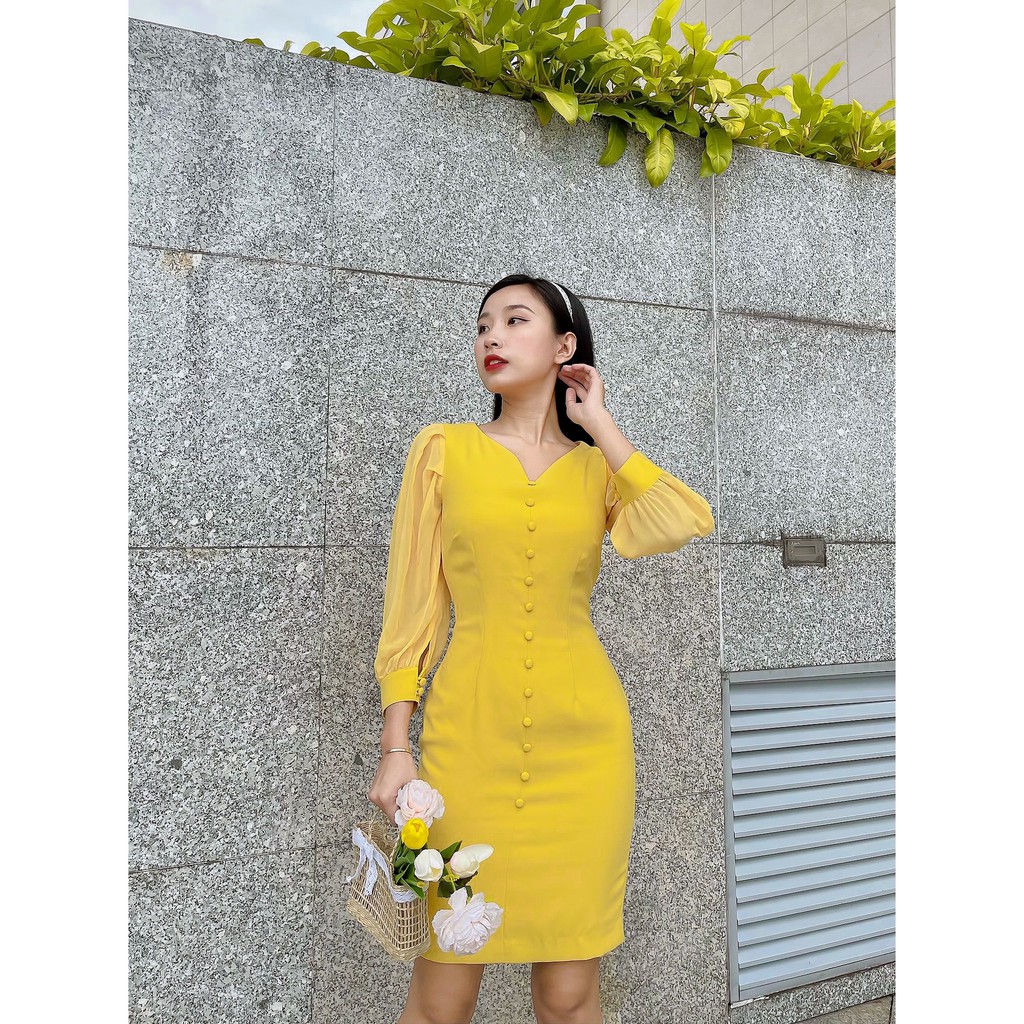 Đầm Bút Chì Công Sở Cao Cấp Thương Hiệu CQA Boutique CQA0010