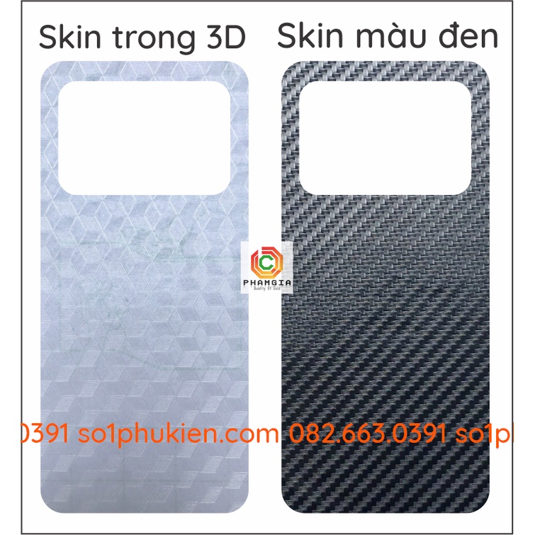 Miếng dán mặt lưng skin carbon Xiaomi Mi 11 Ultra