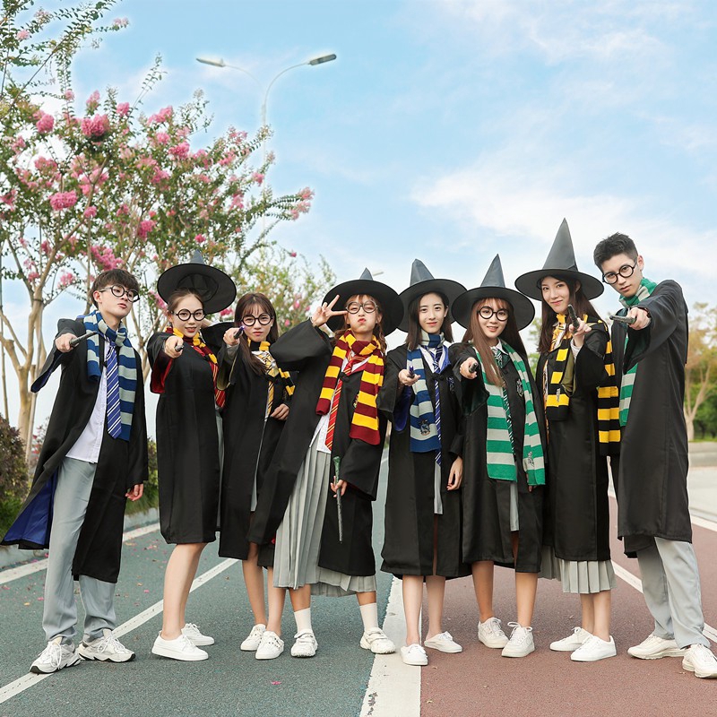 Bộ đồ hóa trang gryffindor slytherin hufflepuff ravenclaw trong phim Harry Potter