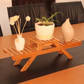 Kệ bày bàn thờ thần tài - kệ để hoa trang trí - kệ gỗ - kệ đa năng