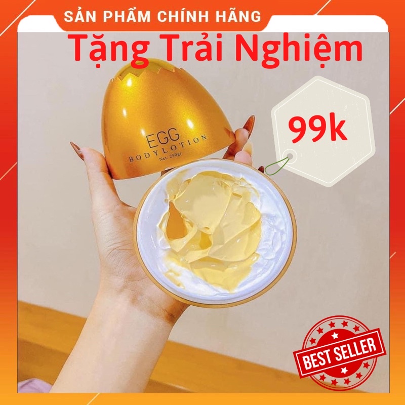 (SP dùng thử 100G ) Kem BODY Trứng Vàng Trắng Da Queenie Skin Chính Hãng