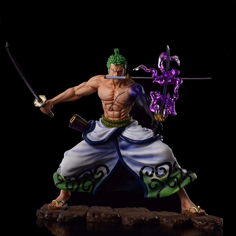 Mô Hình Nhân Vật Roronoa Zoro Anime One Piece 20cm Bằng PVC