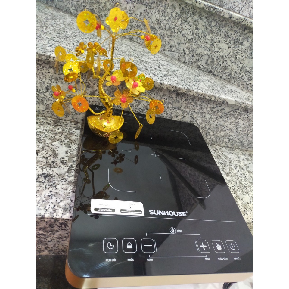 Bếp hồng ngoại Sunhouse SHD6015 mặt kính cảm ứng, không kén nồi