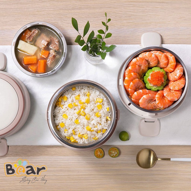 Hộp cơm điện cầm tay đa năng Bear DFH-B20S6