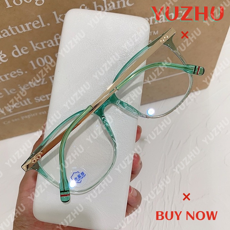 Mắt Kính TR90 Gọng Vuông Chống Ánh Sáng Xanh Thời Trang Retro