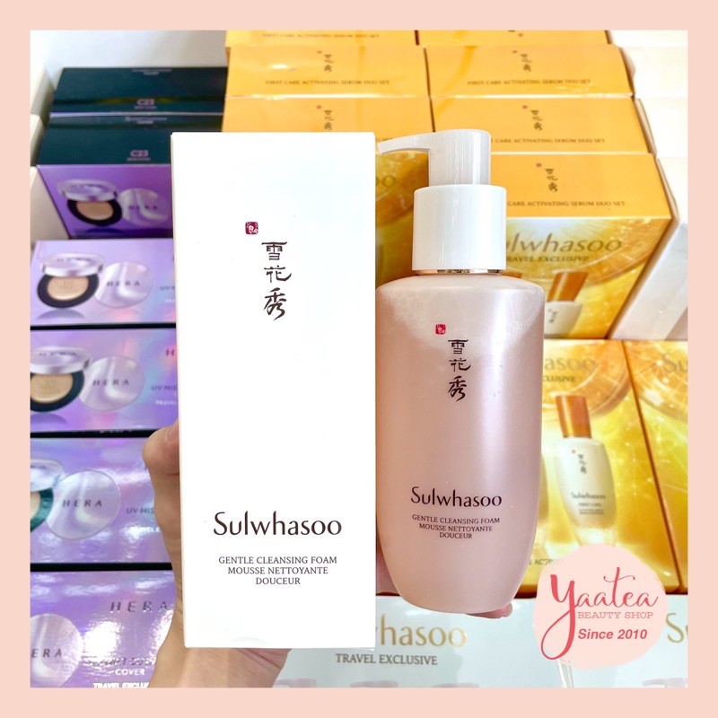 Sữa rửa mặt Sulwhasoo Gentle Cleansing Foam Mousse Nettoyante Douceur 200ml