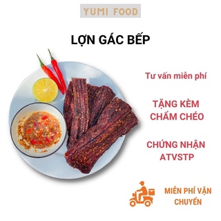 Thịt lợn gác bếp 500g đặc sản tây bắc tặng kèm chẩm chéo