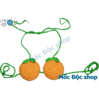 Bikini len cho bé gái – Trái cam - Chụp ảnh, đi biển, quà tặng đầy tháng