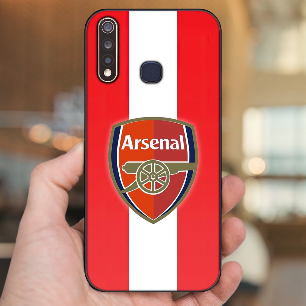 Ốp lưng Vivo Y19 viền đen in hình Arsenal FC