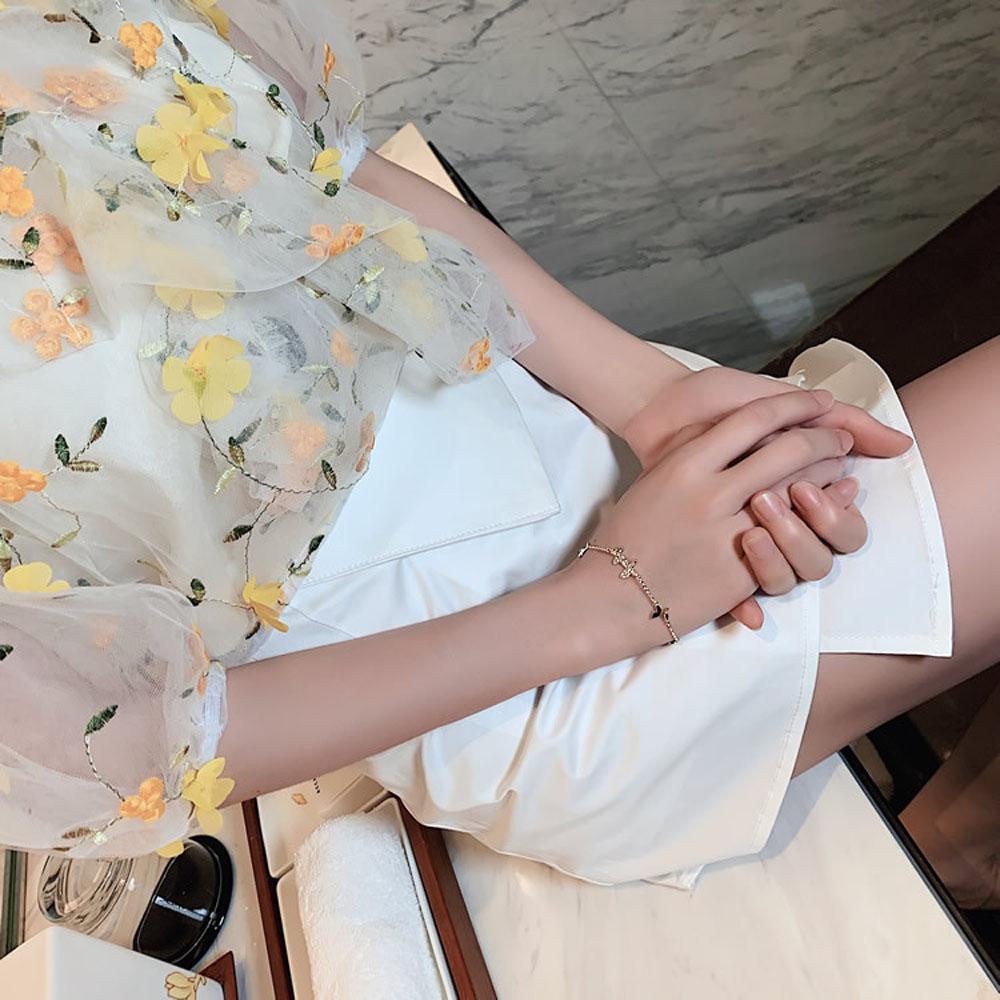 Vòng Tay Hình Bướm Thời Trang Cá Tính|Vòng Tay Đính Đá Nhiều Màu Sắc Lấp Lánh