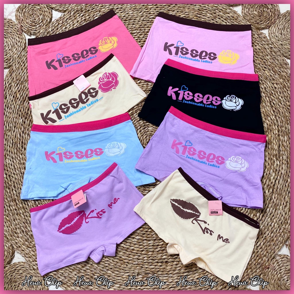 Quần Lót Boxer Nữ Kisses - Quần Lót Đùi Mặc Váy