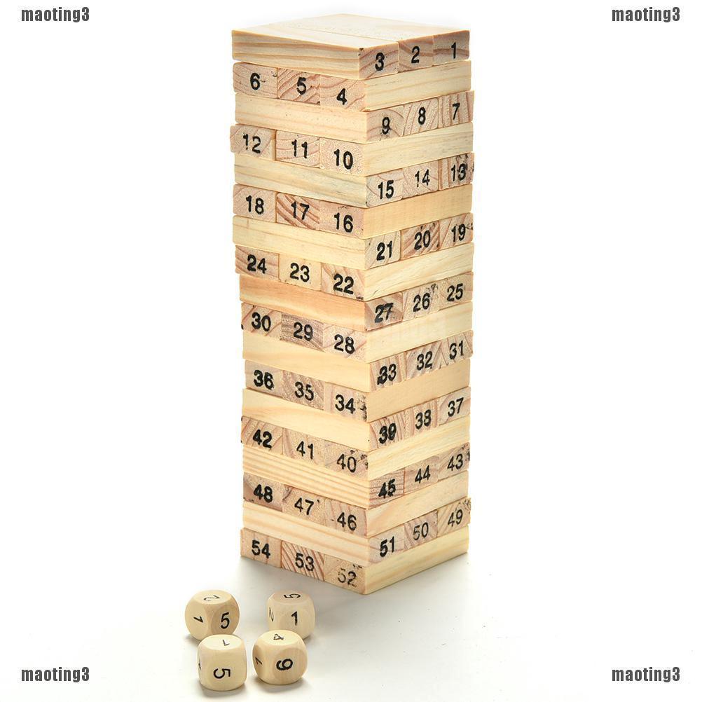 ❤Bộ Đồ Chơi Jenga Bằng Gỗ Vui Nhộn
