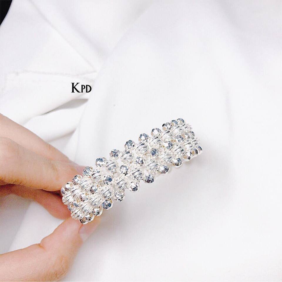 Lắc tay bi bạc ý 925 xinh xắn sang chảnh, phụ kiện trang sức,Vàng bạc an chi