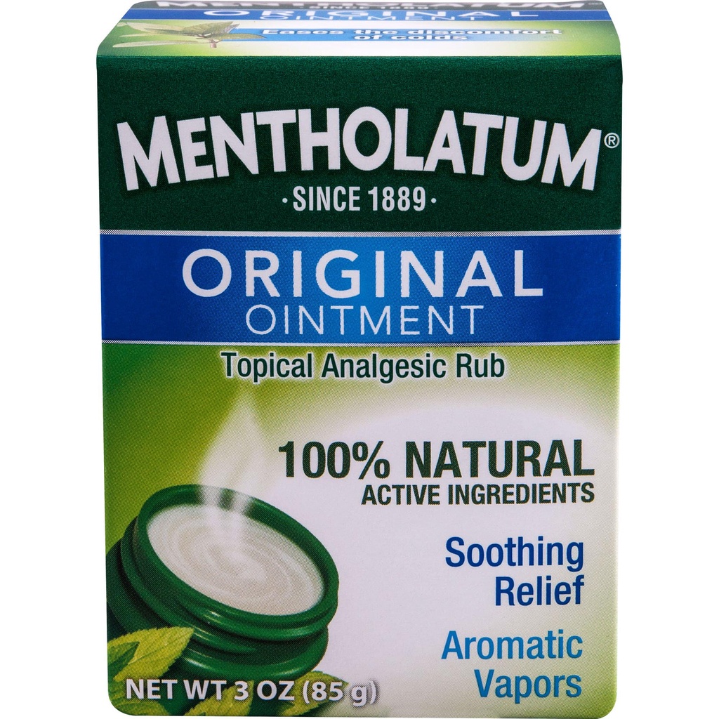 Dầu Mentholatum Original Ointment 3Oz Giảm Đau Bỏng 100g Của Mỹ