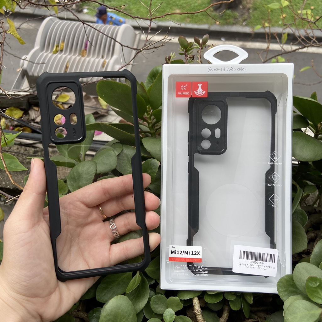 [Hỏa Tốc HCM] Ốp lưng XUNDD Xiaomi Mi 12/ Mi 12X/ 12S/ Mi 12 Pro/ 12S Pro - Chống sốc, Viền TPU, Mặt lưng trong