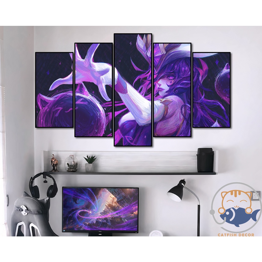 Tranh dán tường Liên Minh - LOL STAR GUARDIANS SKIN 2022 - bộ 2