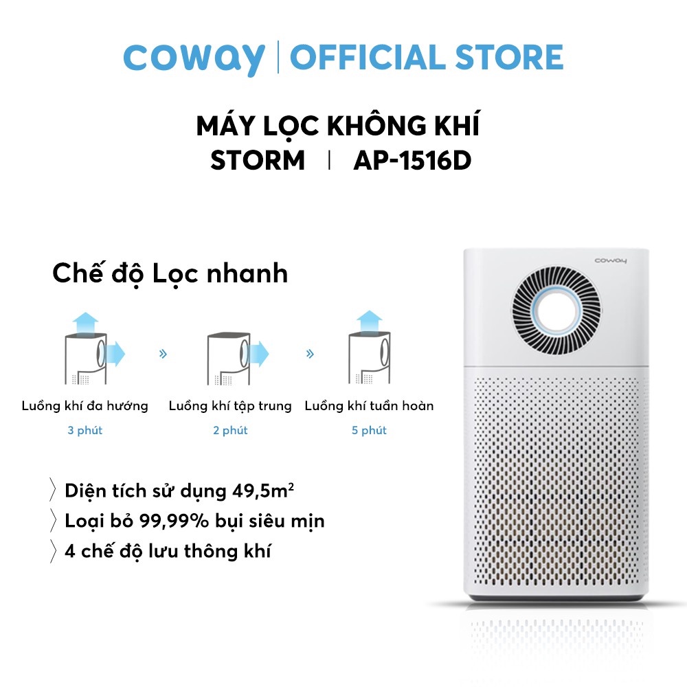 Máy lọc không khí Coway Storm AP-1516D