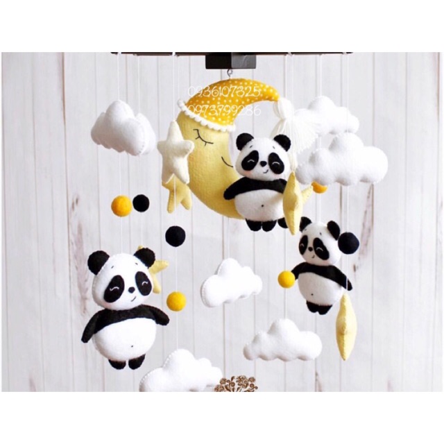 Bộ treo nôi gấu trúc