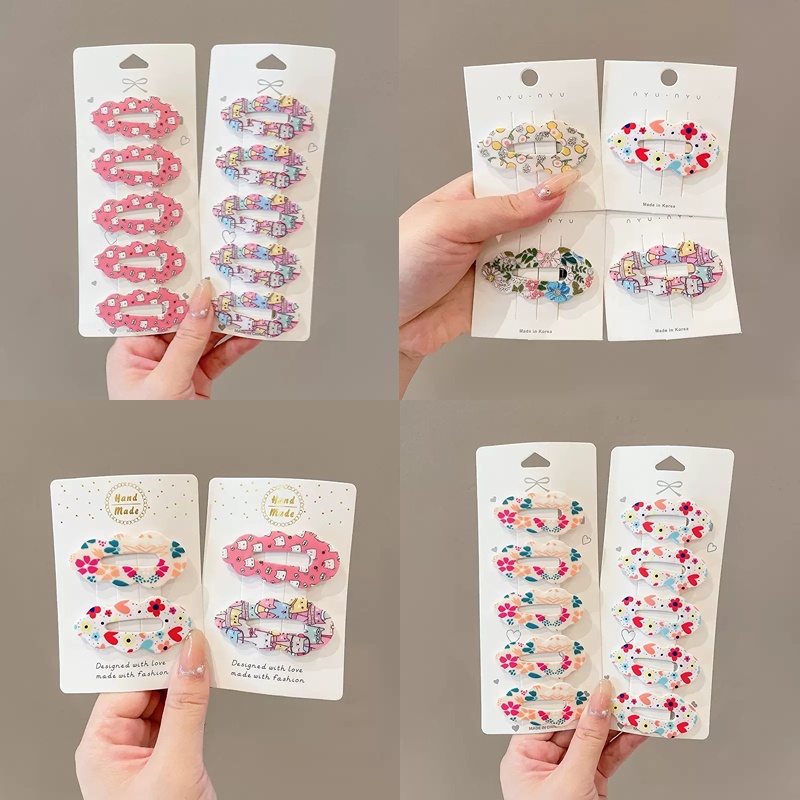Set 4 / 5 Kẹp Tóc Dễ Thương Cho Bé Gái