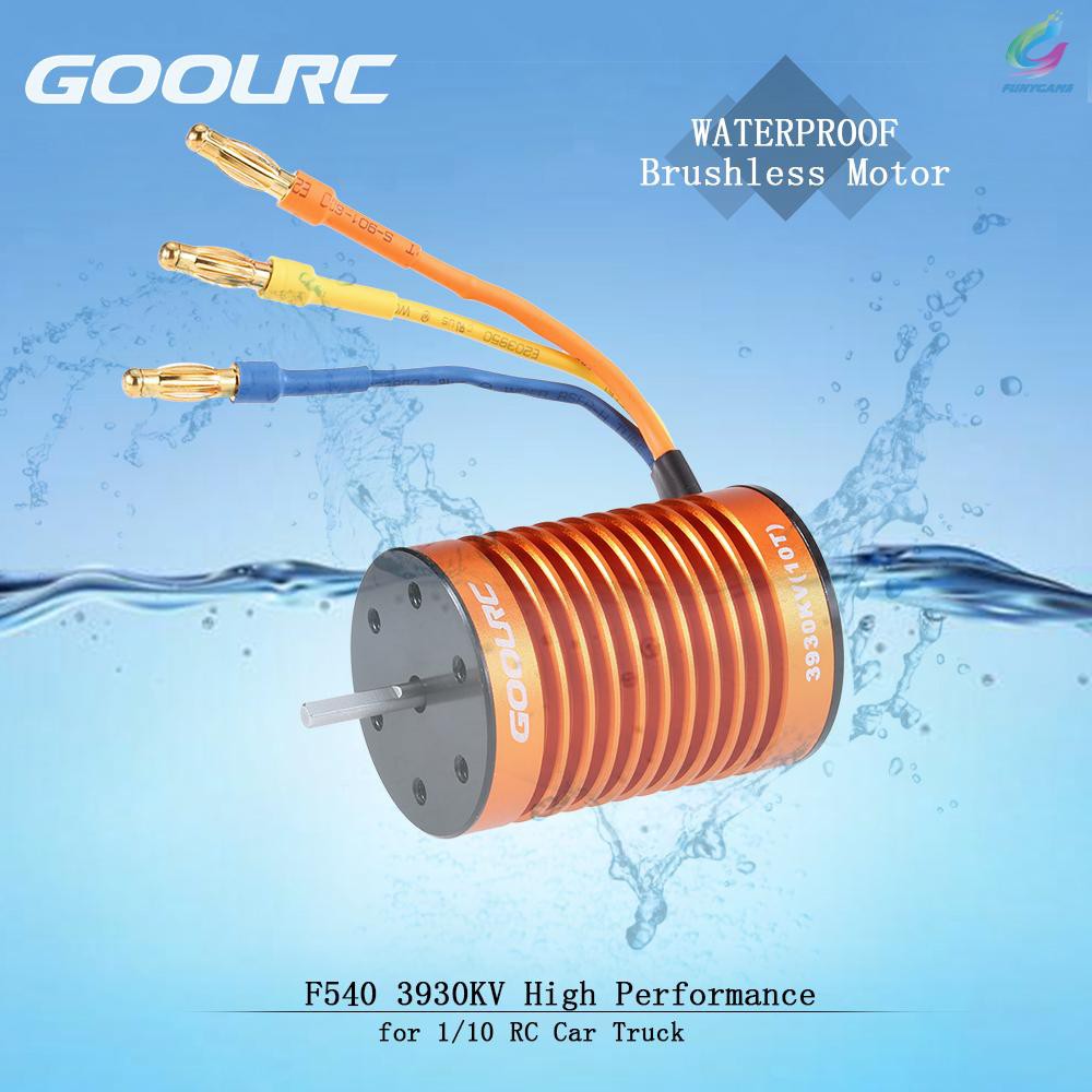 GoolRC F540 3930KV Waterproof Brushless Motor for 1/10 RC Car WLtoys 10428 HG P601