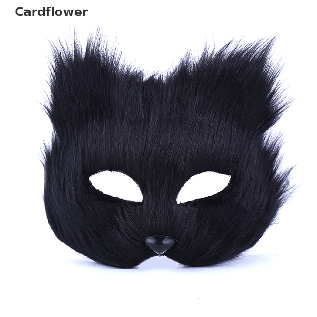 Mặt nạ cáo phối lông thiết kế dễ thương