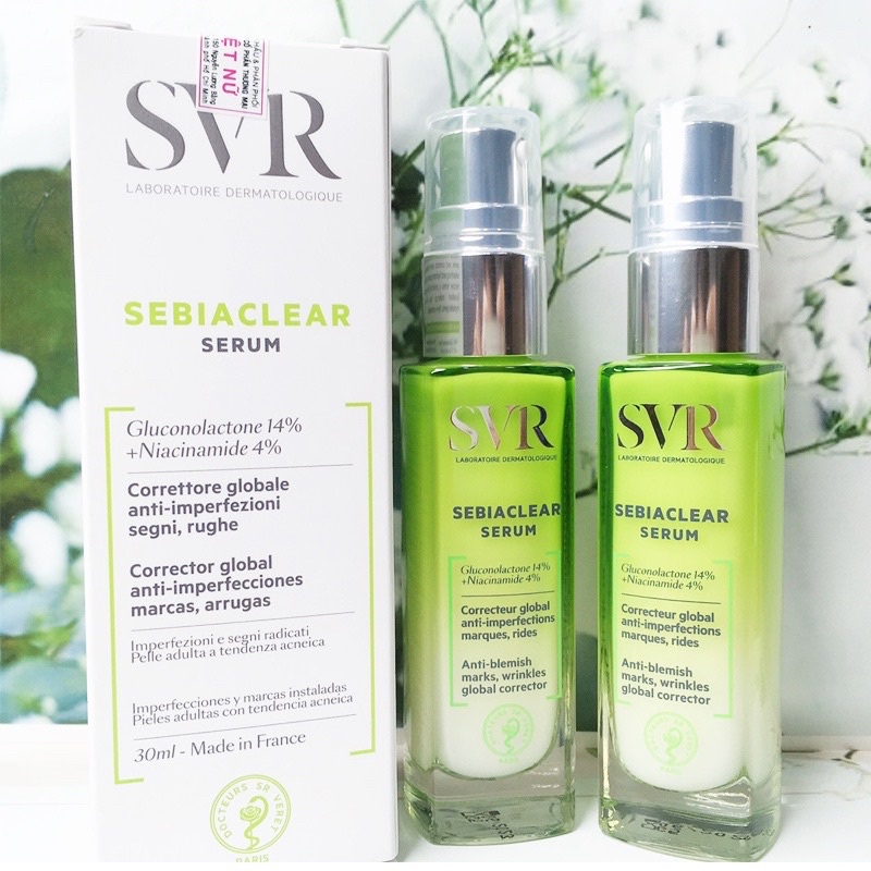 Tinh chất serum ngừa thâm mụn SVR sebiaclear serum
