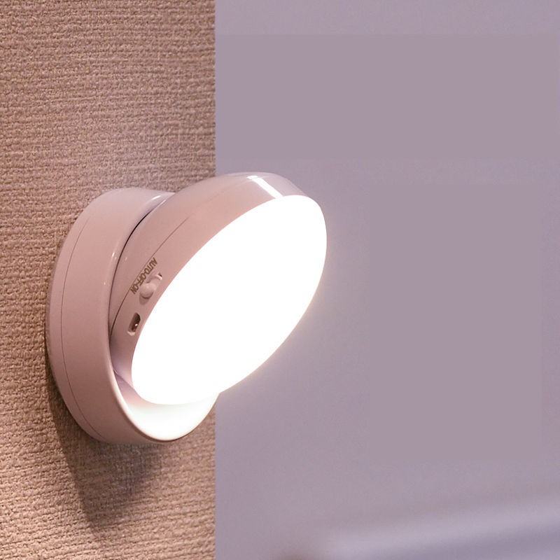 Đèn LED, đèn cảm ứng cơ thể người có thể sạc lại, đèn ngủ tiết kiệm năng lượng, điều khiển bằng giọng nói