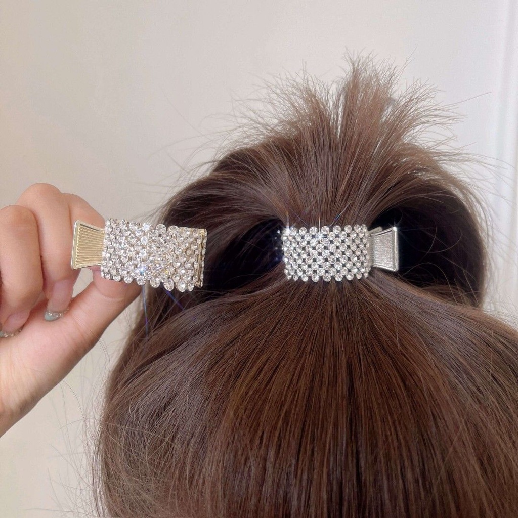 Kẹp Tóc Đuôi Ngựa Đơn Giản Dễ Phối Đồ Thời Trang Mới