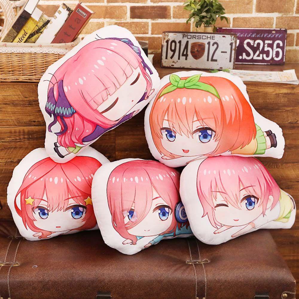 Đồ chơi nhồi bông Vải Cotton Mềm Mại Hình Nhân Vật Trong Phim Hoạt Hình Gotoubun No Hanayome No Hanayome Nakano Ichika