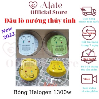 Đầu lò nướng thủy tinh công suất 1300w bóng halogen, hàng nhập khẫu bảo hành 12 tháng Alate store
