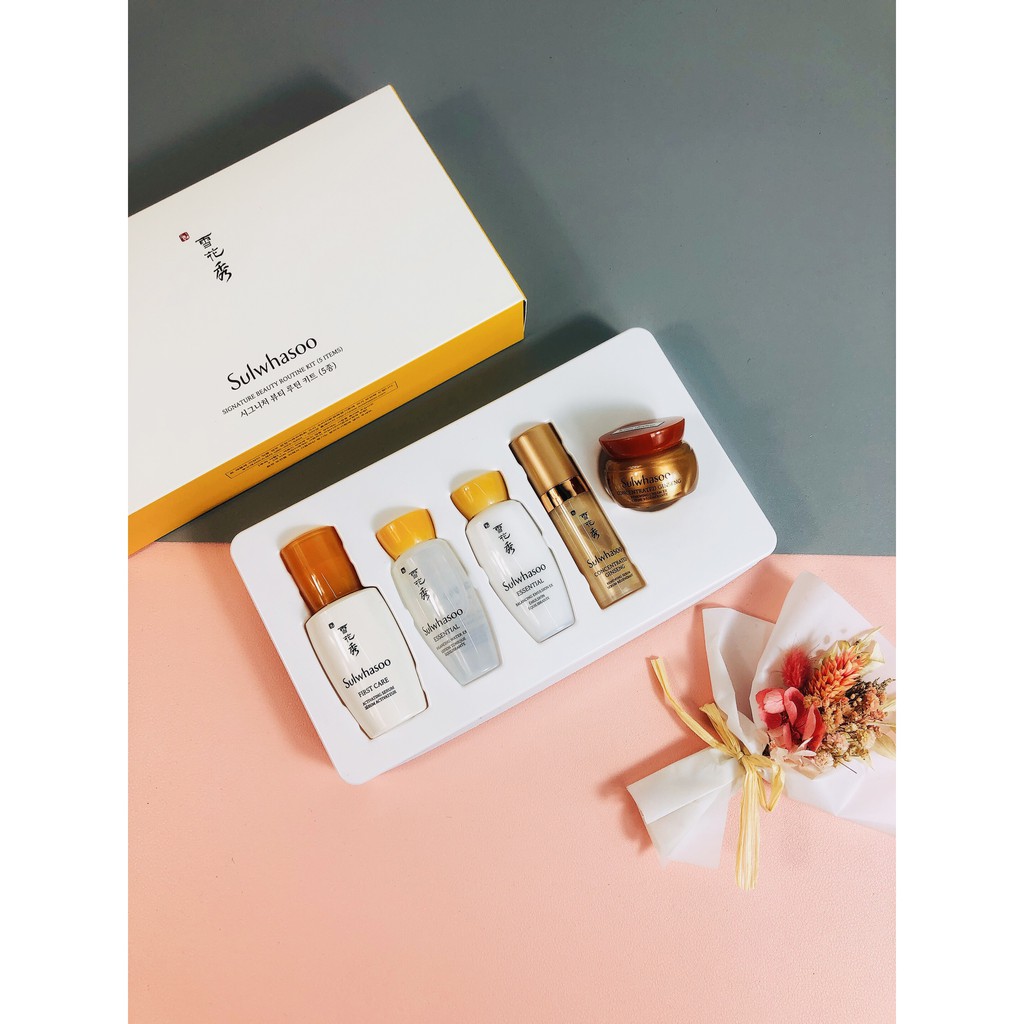 SET DƯỠNG DA Sulwhasoo Signature Beauty Routine Kit (5 Items)