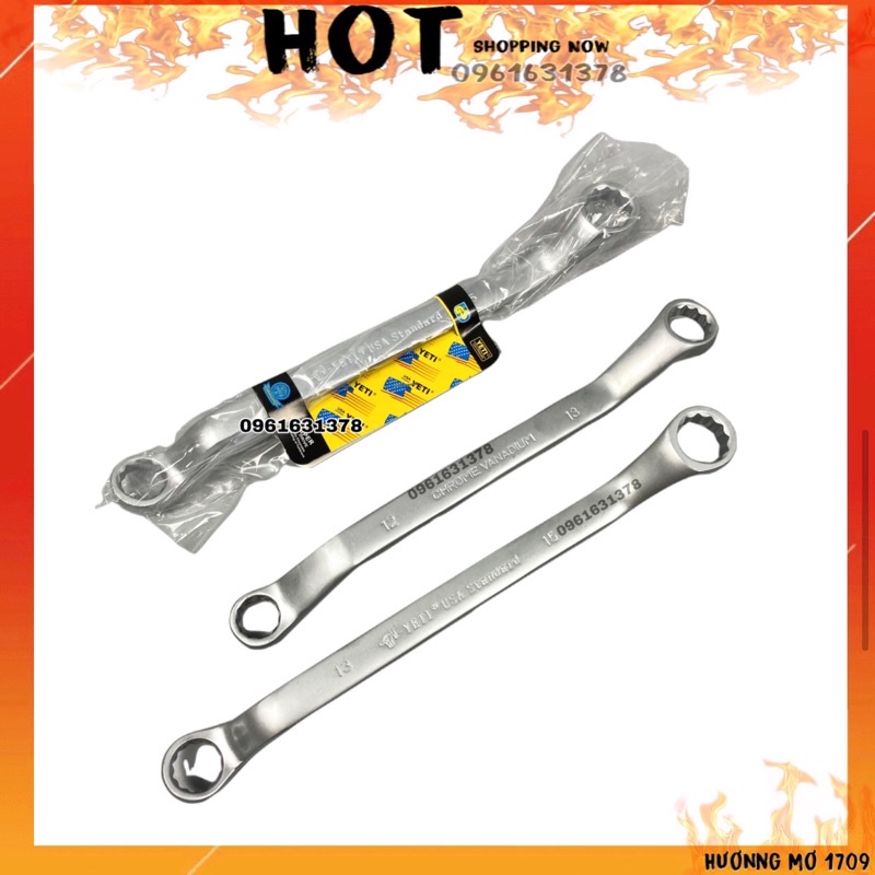 Cờ Lê tròng 2 đầu  8-10, 10-12, 12-13, 13-15, 14-17 ,12-14,17-19