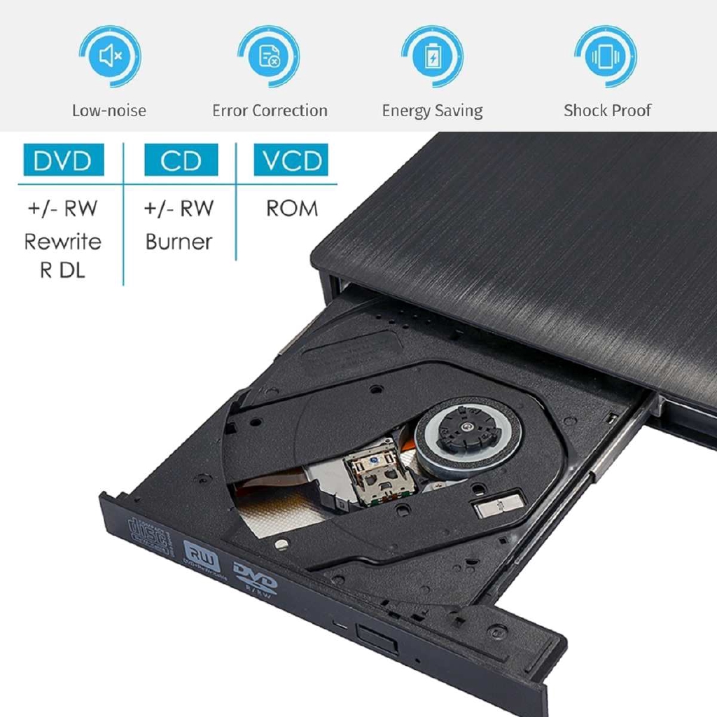 Ổ đĩa quang DVD RW CD USB 3.0 chuyên dụng cho máy tính