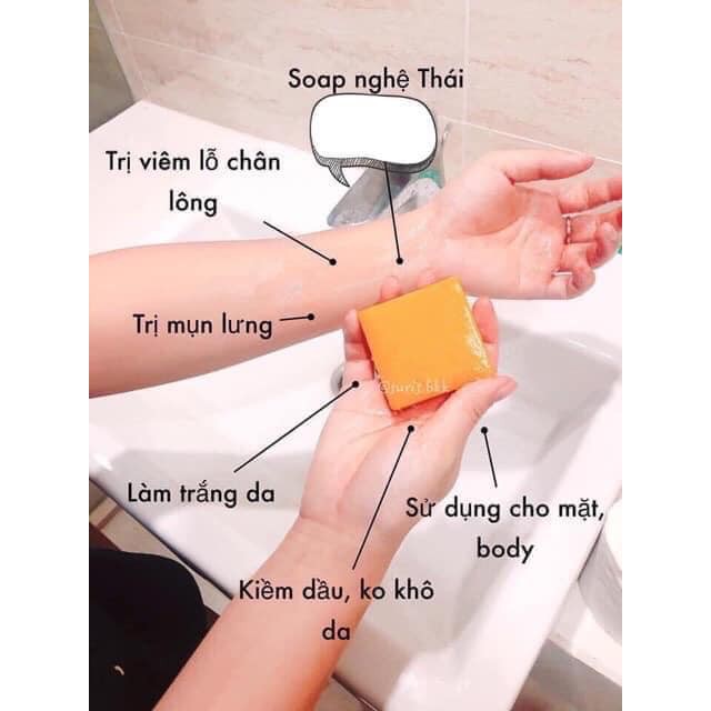 LỐC 12 SOAP NGHỆ CAM THÁI LAN | BigBuy360 - bigbuy360.vn