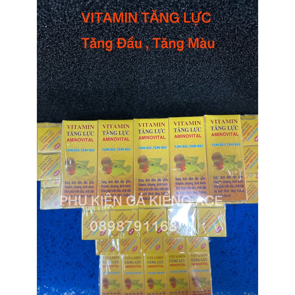 Vitamin Tăng Lực Tăng Đầu Và Màu Cho Cá  - AminoVital