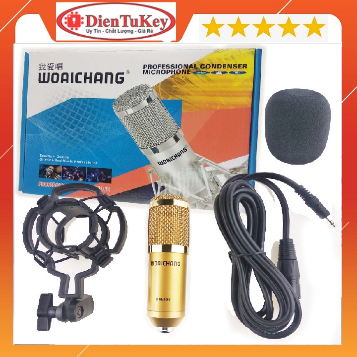 Micro Thu Âm BM900 - Micro Karaoke - Thu Âm - Hát Live - Cao Cấp Chính Hãng Bảo Hành 6 Tháng