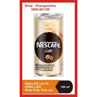 Cà Phê uống liền Nestlé Nescafé Latte (180 ml) - Combo 1 thùng 30 lon