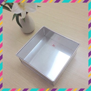 Khuôn vuông đế liền 20cm