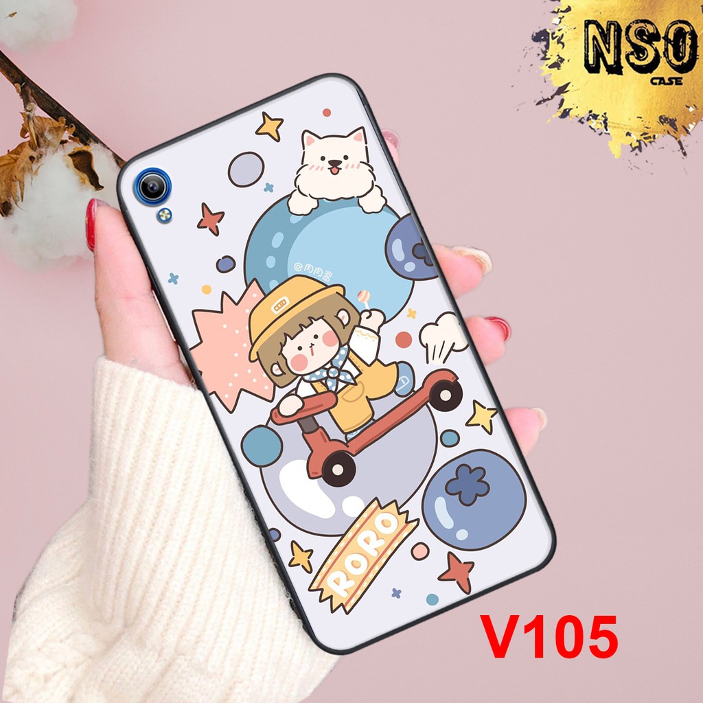 HÀNG HOT   Ốp Vivo Y91(1814) - Vivo Y91c(1820) - Vivo Y93 in hình nhân vật hoạt hình RORO JUMP Siêu Cute