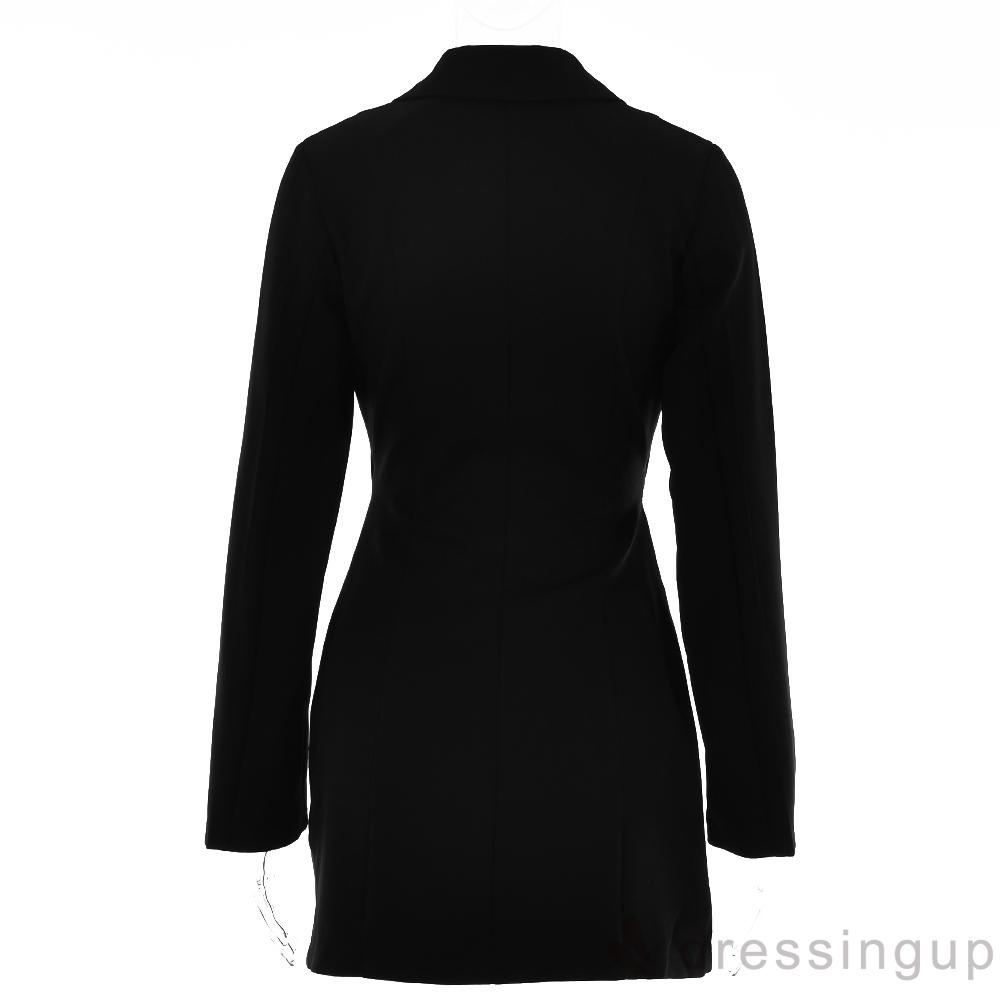 Đầm tay dài màu sắc đơn giản thanh lịch cho nữ giả 2 mảnh