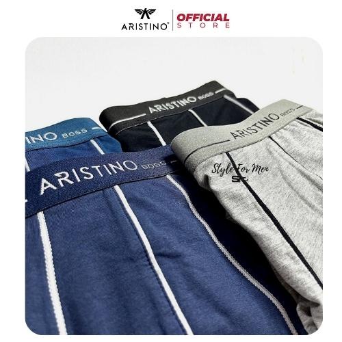 Quần Lót/Sịp Đùi Nam ARISTINO Dáng Boxer Chất Cotton Cao Cấp Mềm Đẹp Kháng Khuẩn Thoáng Khí ABX1615