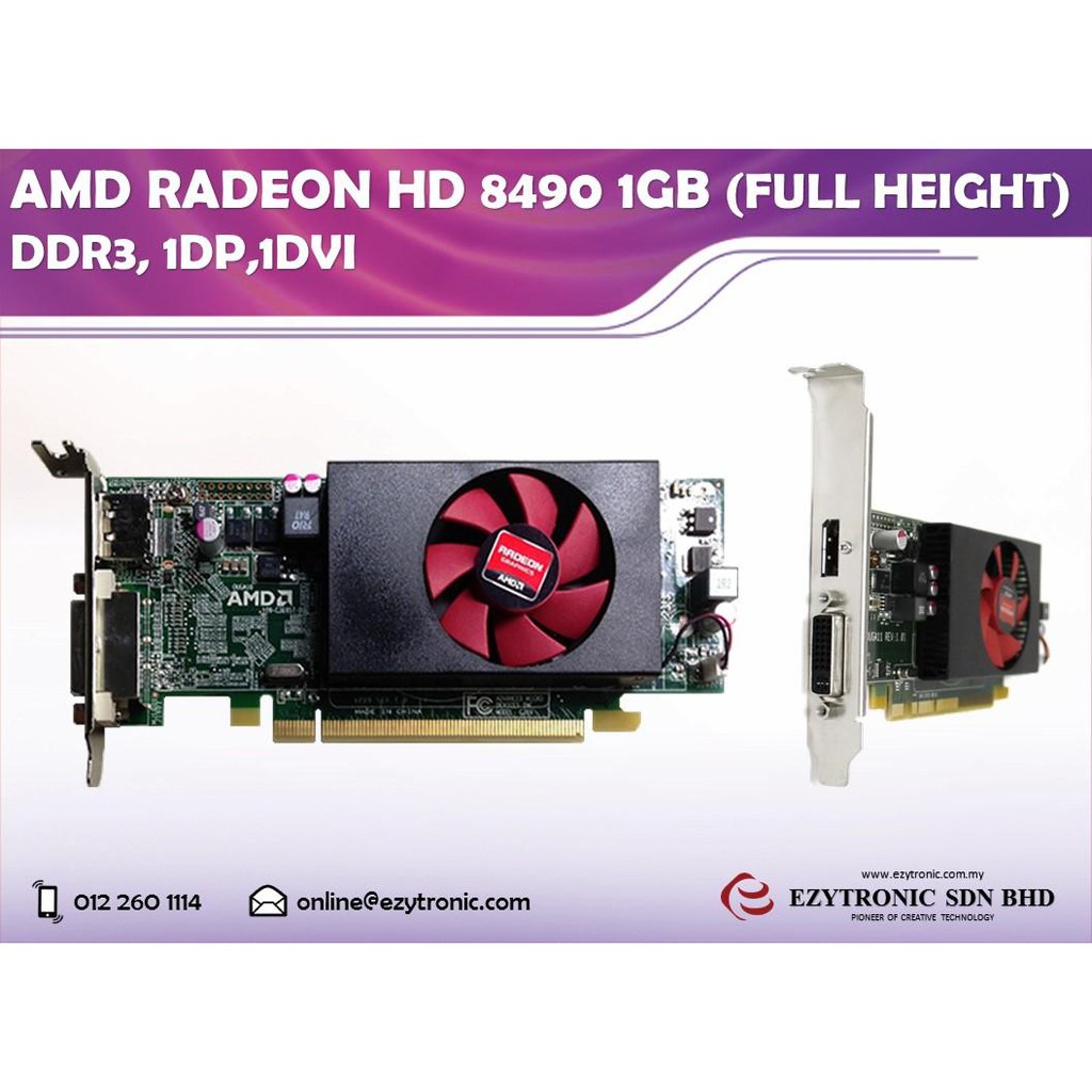 CẠC MÀN HÌNH CHUYÊN DÙNG CHO MÁY TÍNH ĐỒNG BỘ AMD RADEON HD8490 1GB