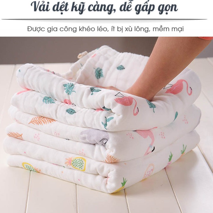 [Mã MKBCHI5 giảm 10% đơn 600K] Khăn quấn cho bé sơ sinh Chilux bằng cotton, mềm mịn, giúp bé ngủ ngon giấc hơn